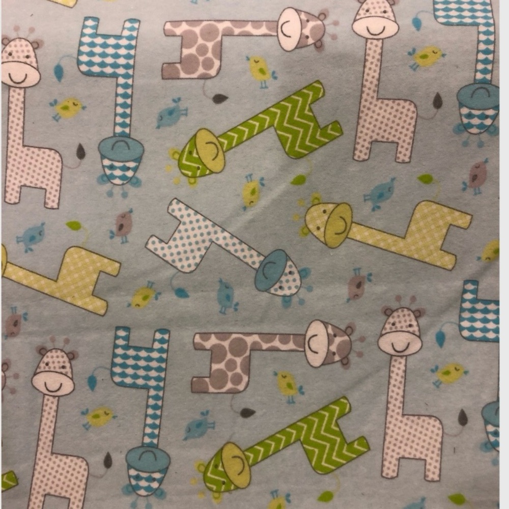 Fabric flannel Giraffe 1 yard x 44/45 David Textiles cotton